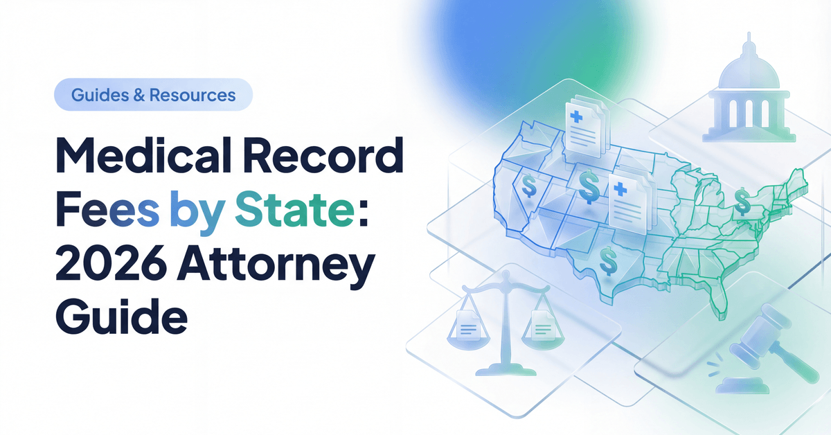 Reprint Fee Medical Record Fees by State: 2026 Attorney Guide | LlamaLab Blog