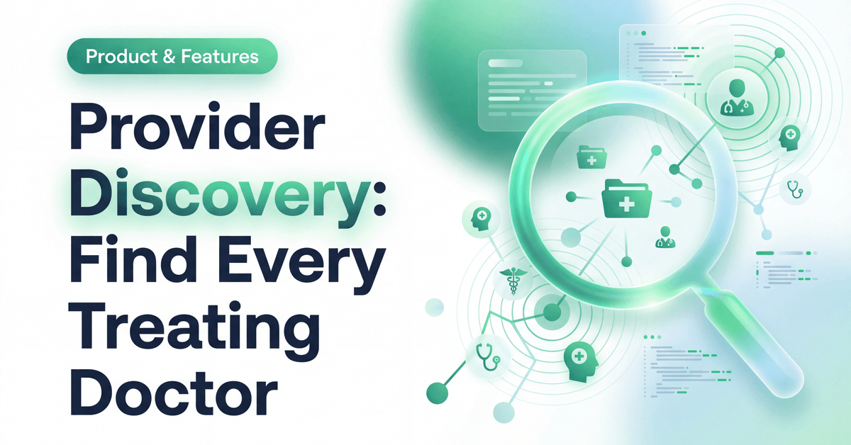 Provider Discovery: Find Every Treating Doctor | LlamaLab Blog
