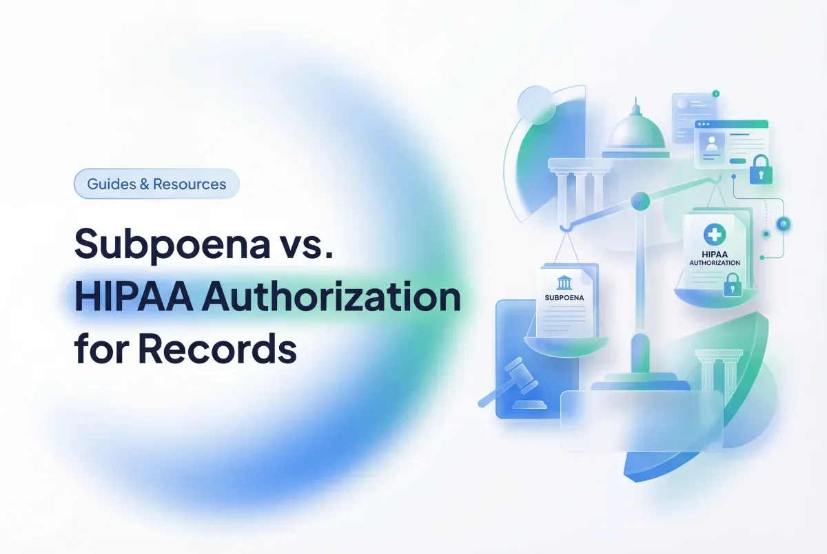 Subpoena vs. HIPAA Authorization for Records