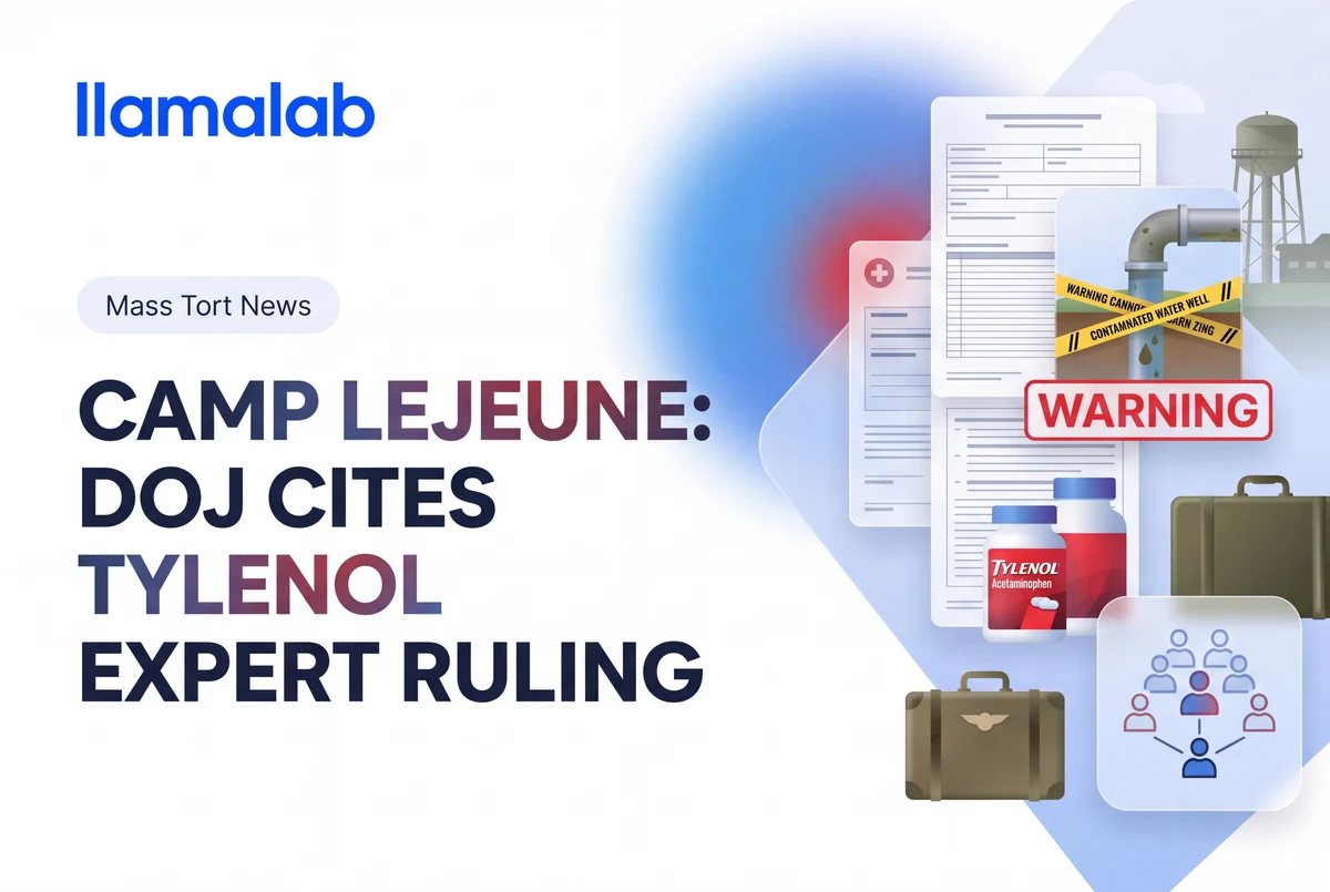 Camp Lejeune: DOJ Cites Tylenol Expert Ruling