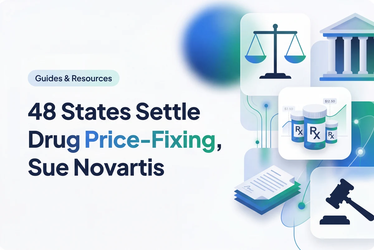 48 States Settle Drug Price-Fixing, Sue Novartis
