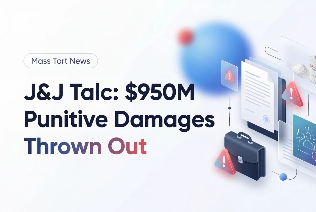 J&J Talc: $950M Punitive Damages Thrown Out